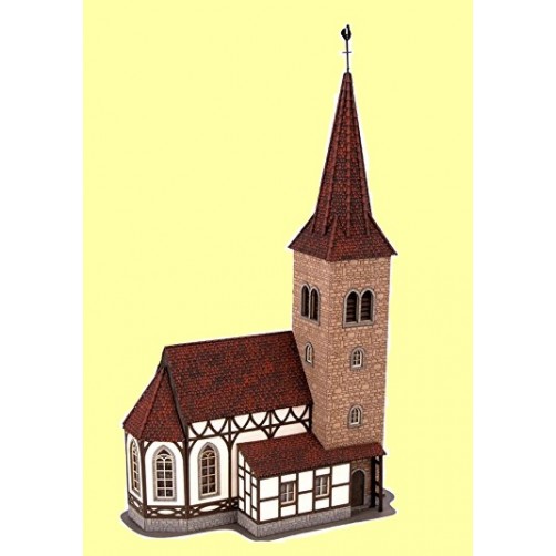 Klijuojama miniatiūra Šv. Jurgio bažnyčia su varpų muzika